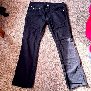 True Religion size 36 black jeans.